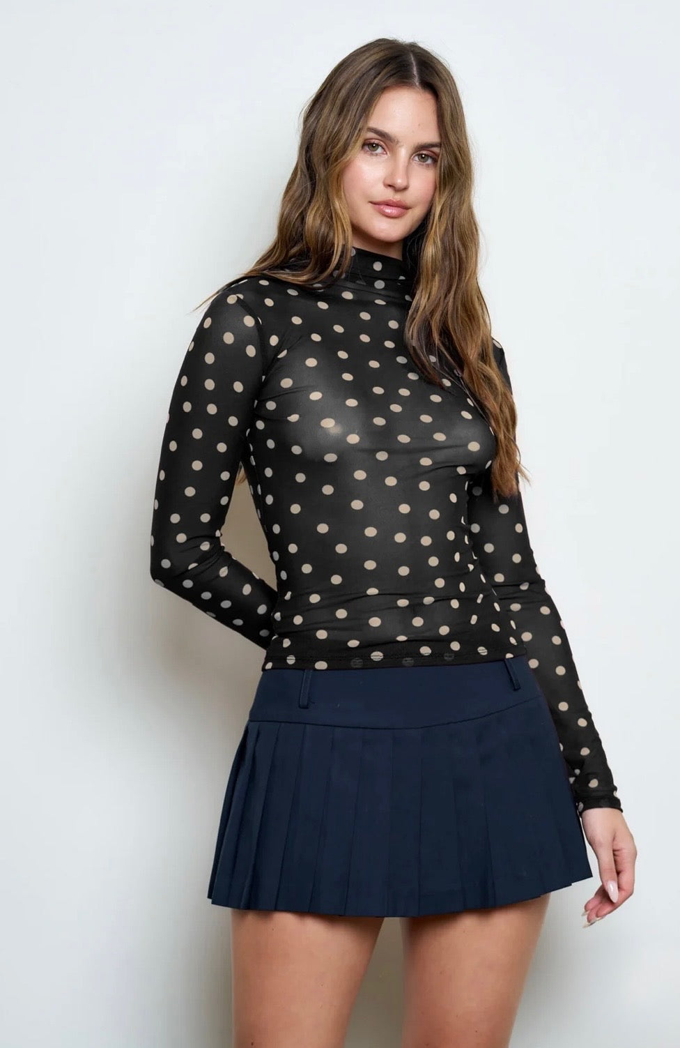 Dot To Dot Top- Black