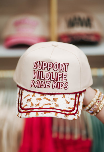 Support Wildlife Raise Kids Hat