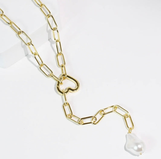 Treasure Jewels Pearly Love Necklace