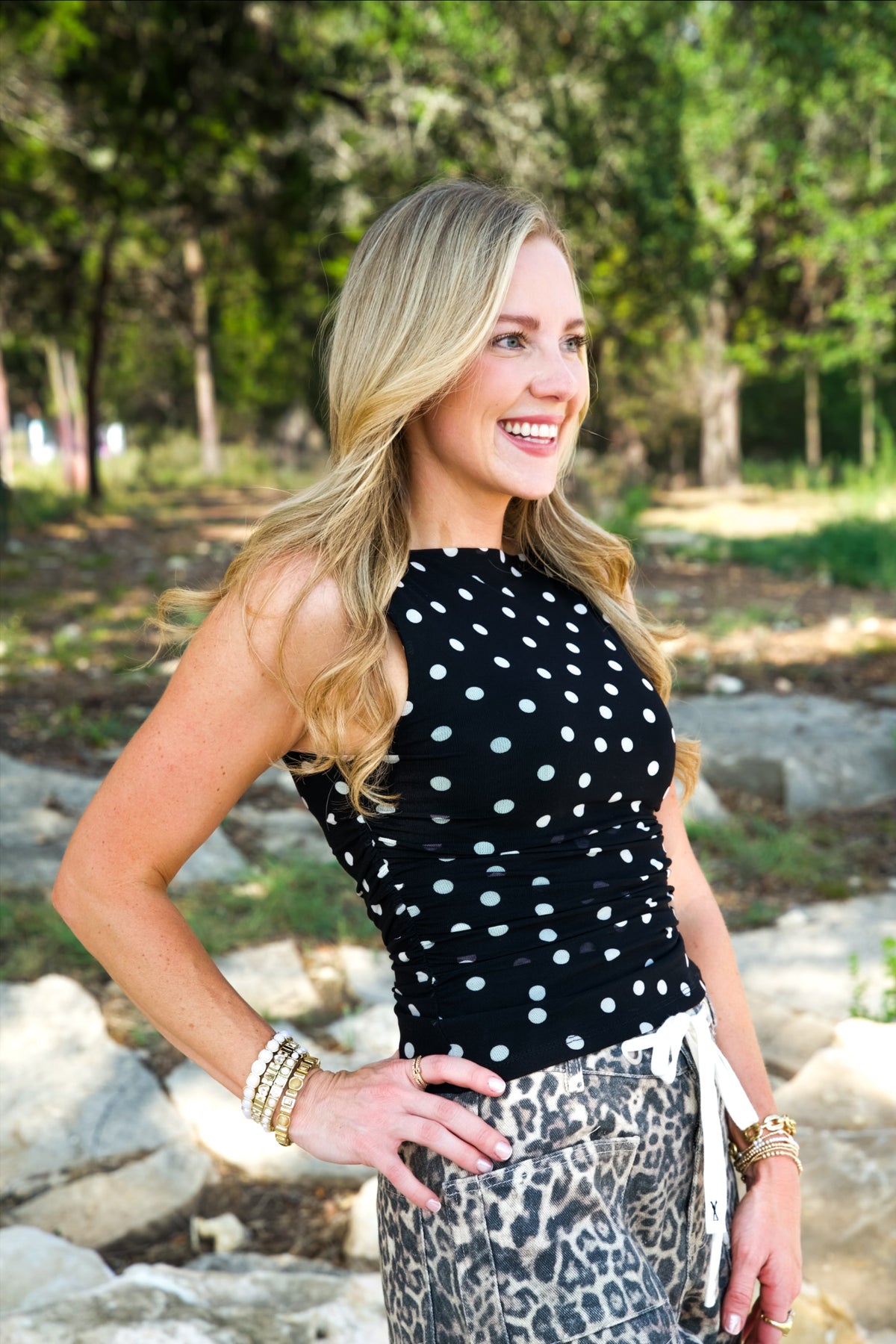 The Perfectly Polka Dot- Black