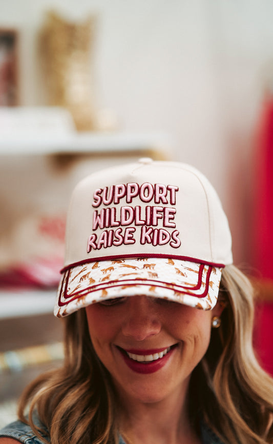 Support Wildlife Raise Kids Hat