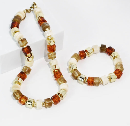 Treasure Jewels Maple Muse Necklace & Bracelet