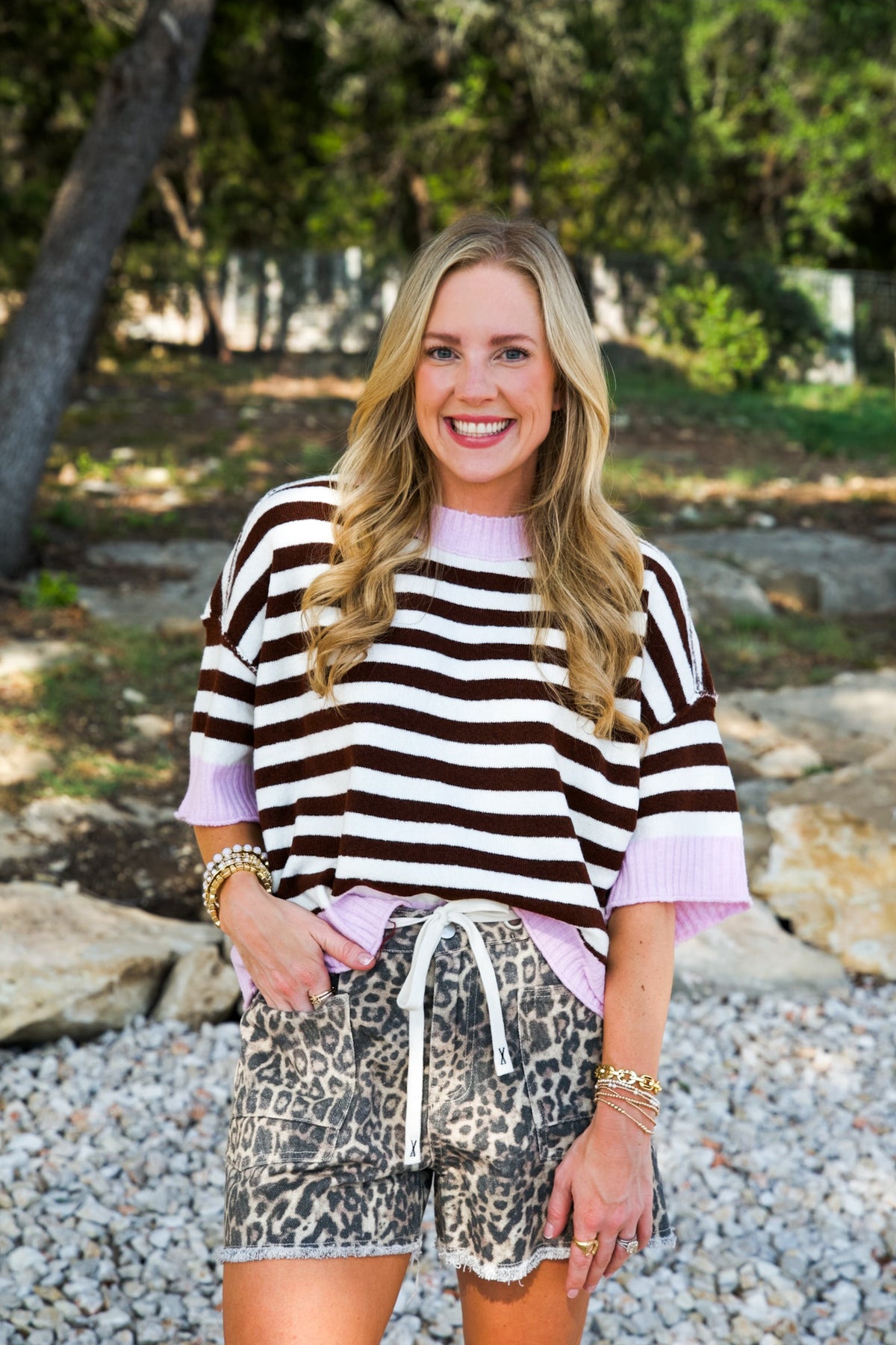 Stripe Is Right Knit Top