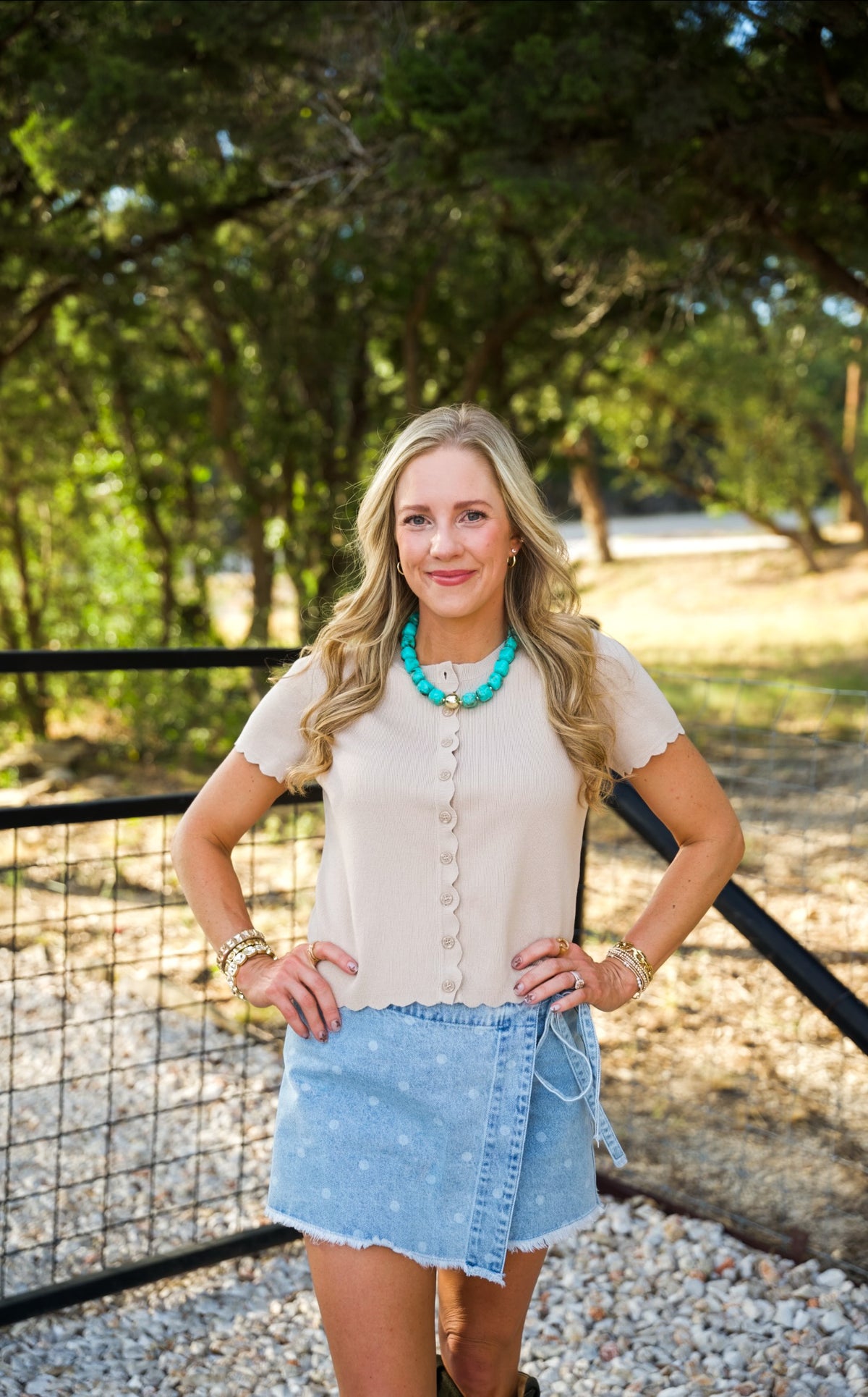 September Sweetheart Top- khaki