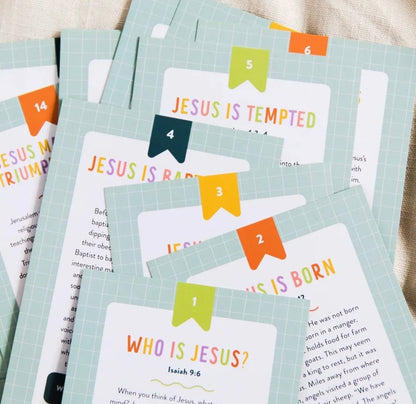 Life Of Jesus Kids Card Set