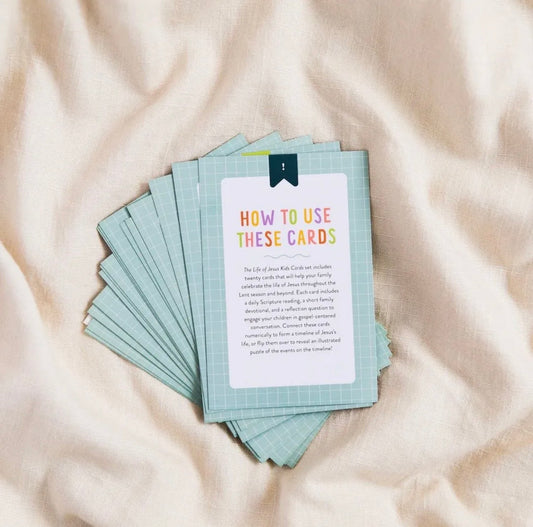 Life Of Jesus Kids Card Set