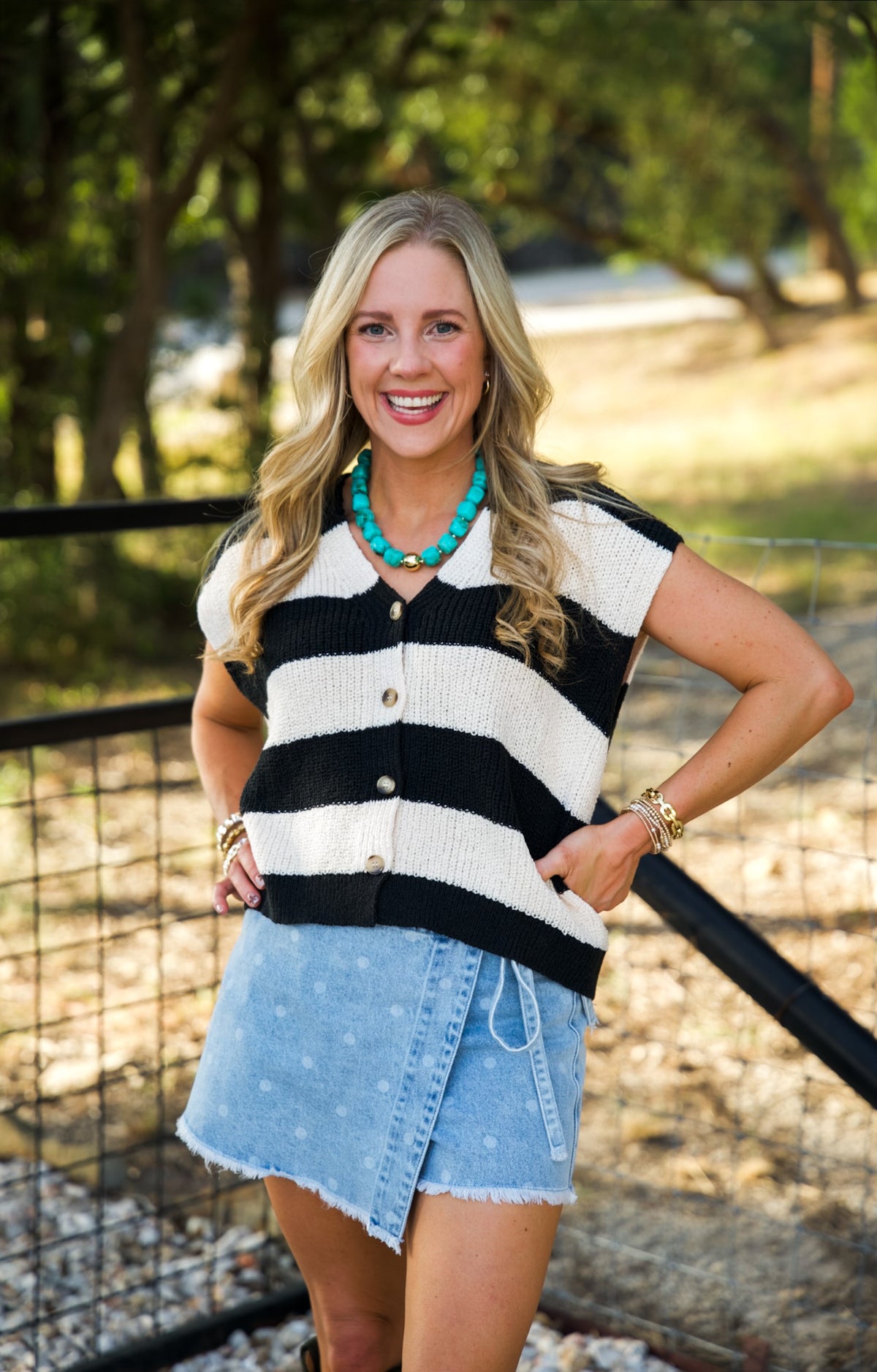 Soho Stripe Vest