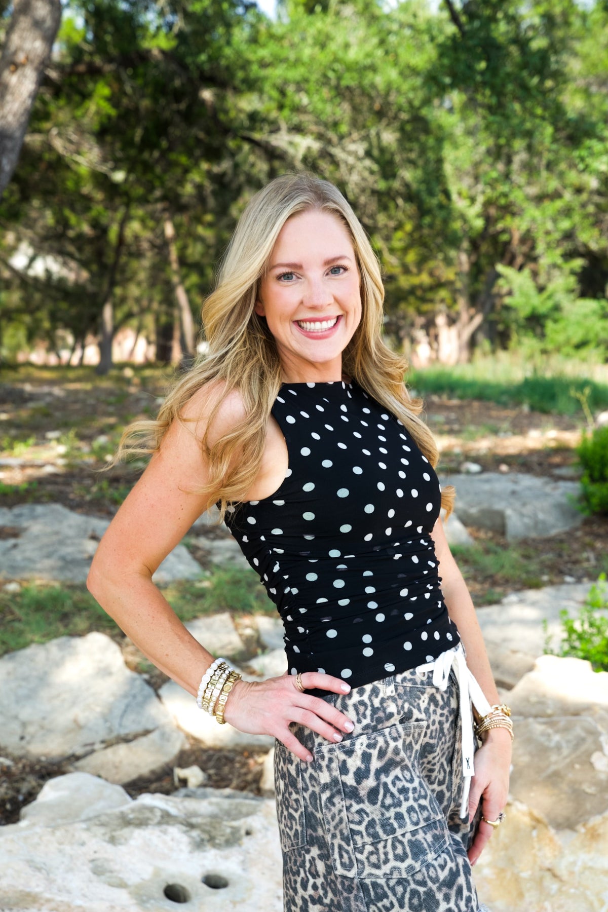 The Perfectly Polka Dot- Black