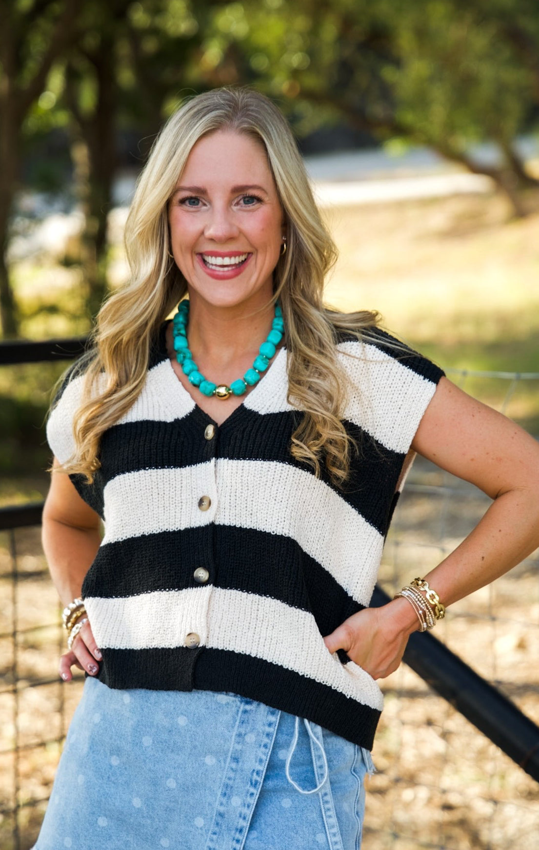 Soho Stripe Vest